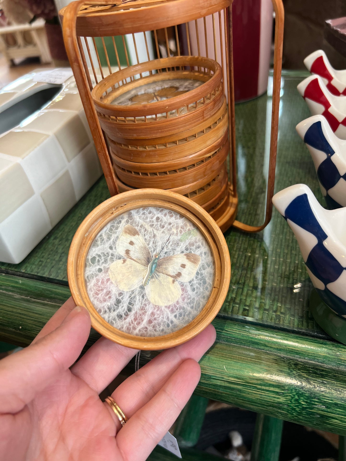 Dessous de verre vintage