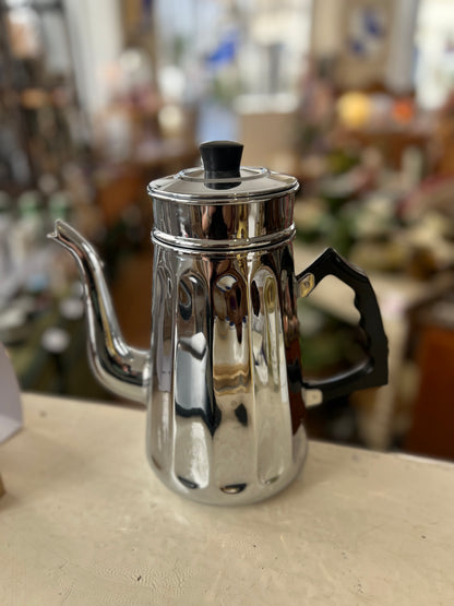 Cafetière inox vintage