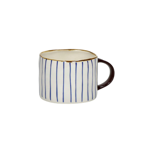 Mug - Porcelaine - rayé bleu Anafi