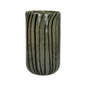 CANNES - vase/photophore - verre - DIA 16 x H 30 cm - Kaki