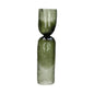 Vase / photophore - Diabolo - verre - DIA 11 x H 45 cm - vert