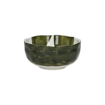 Bol à soupe LABO - porcelaine - DIA 15,2 x H 6 cm - vert