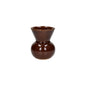 Vase Poppy - faïence - DIA 10 x H 13 cm - brun