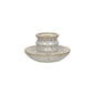 Bougeoir Ilena - faïence - DIA 15 x H 8,5 cm - blanc