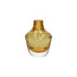 PRISMA vase verre ambre - DIA 11 x H 14,5 cm