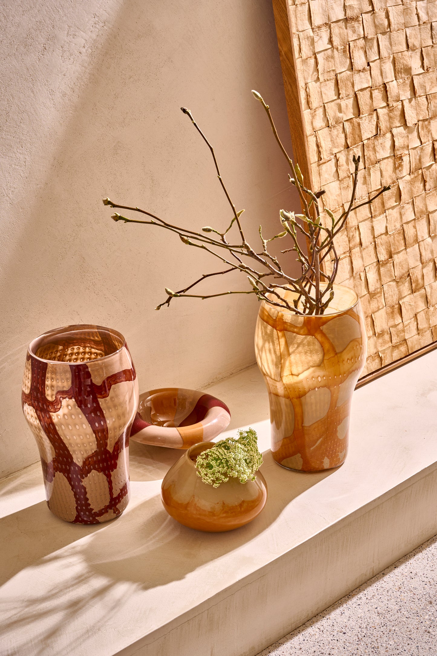 ANIMA - bol décoratif en verre - DIA 24 x H 8 cm