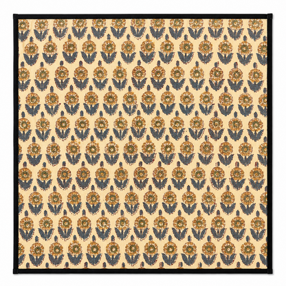 Lot de 4 Serviettes de tables en coton Block Print: Totem GM