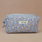 Trousse  de toilette XL 100 % coton  : Point bleu