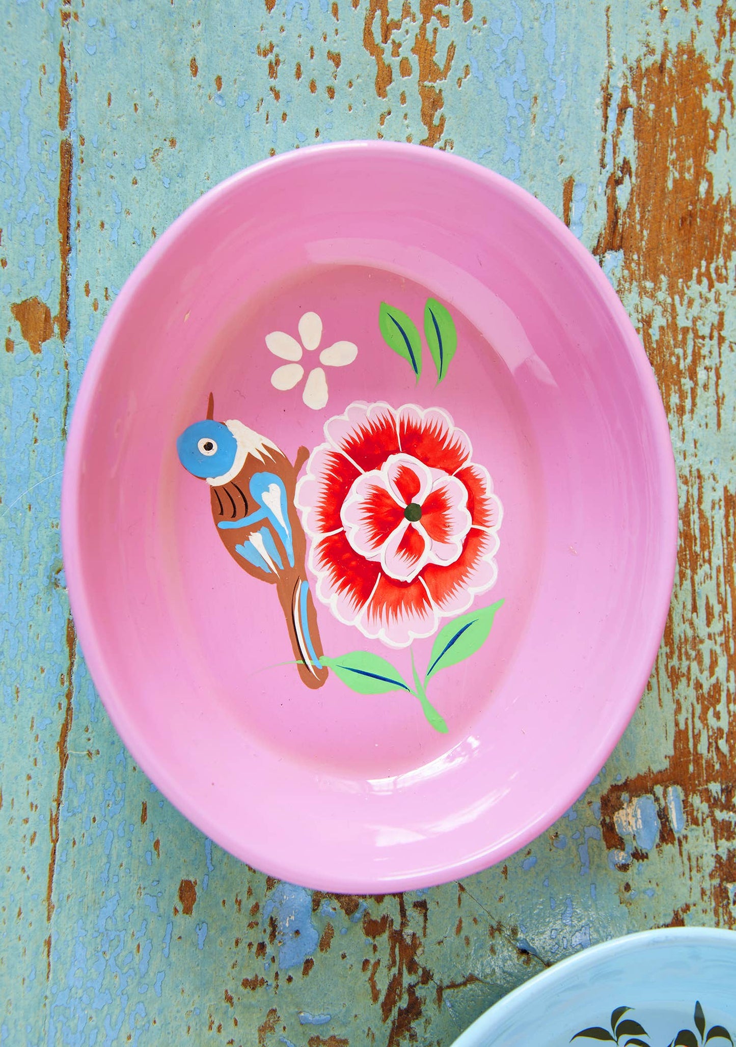 Coupelles à bijoux ovale peint à la main