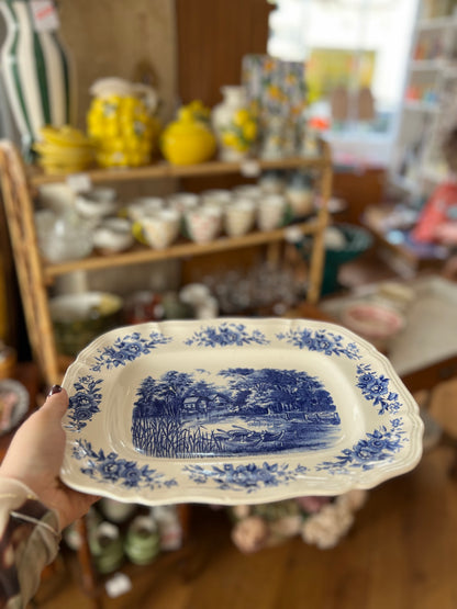 Plat vintage Sarreguemines