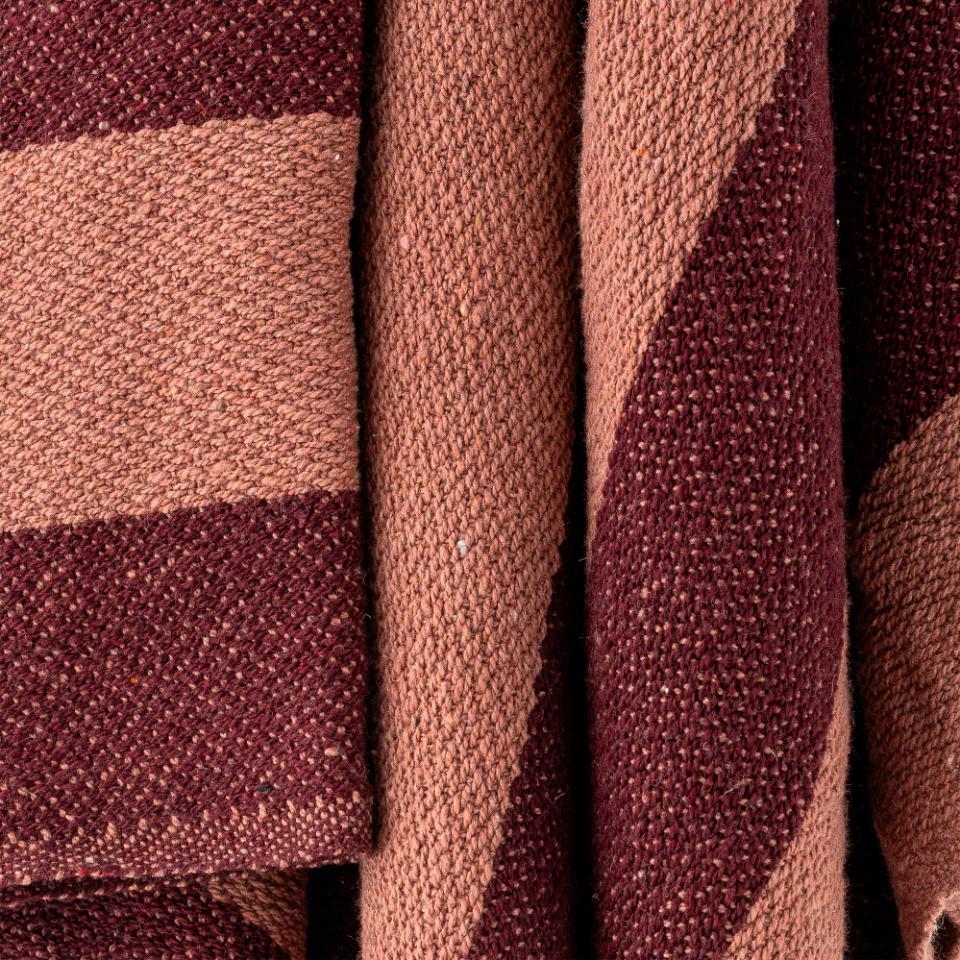 Plaid Frello, Blue, Coton recyclé
