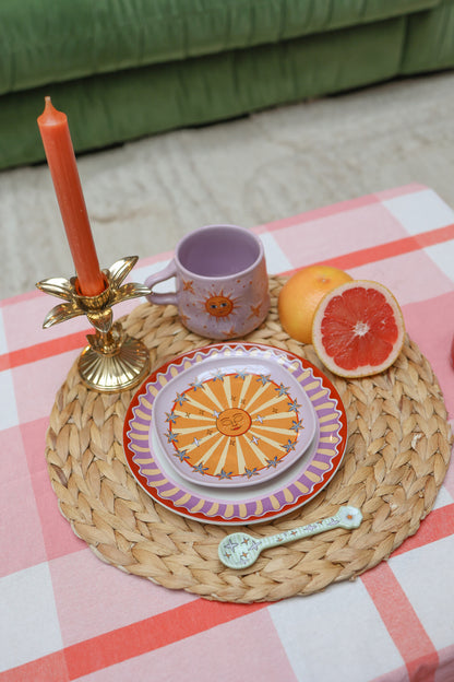 Assiette Lilac Sun & Stars