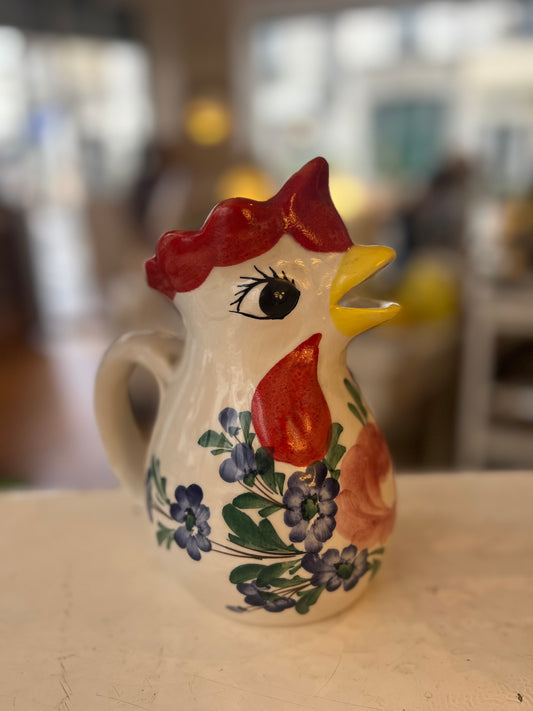 Cruche poule vintage