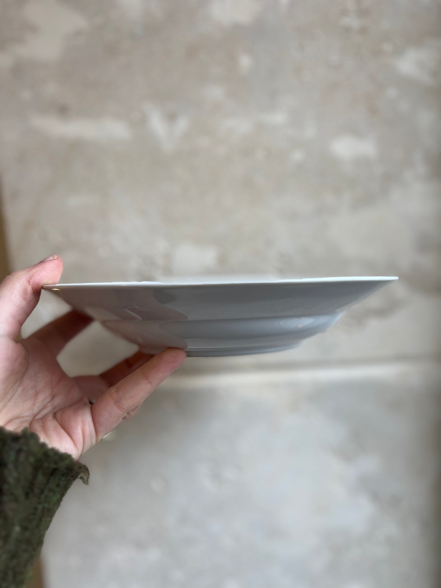 Assiettes porcelaine florales vintage creuses