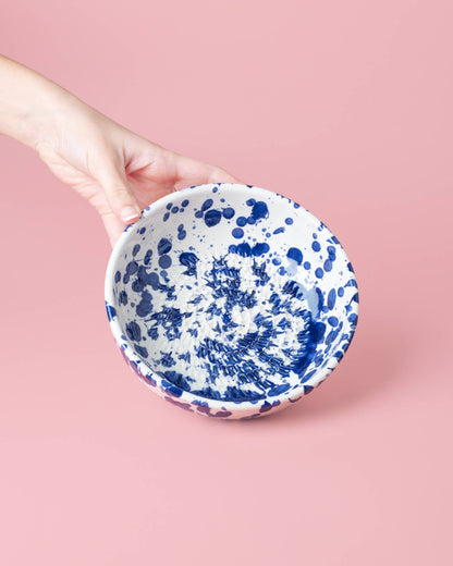Assiette râpe à ail en céramique - bleu perse moyen: SANS EMBALLAGE