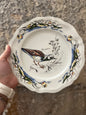 Assiettes plates vintage Sologne - Tourne-pierre