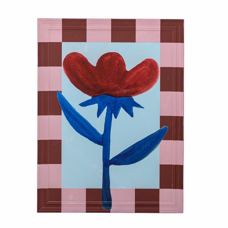 Vinia Illustration avec cadre, Multicolore, Bois de sapin