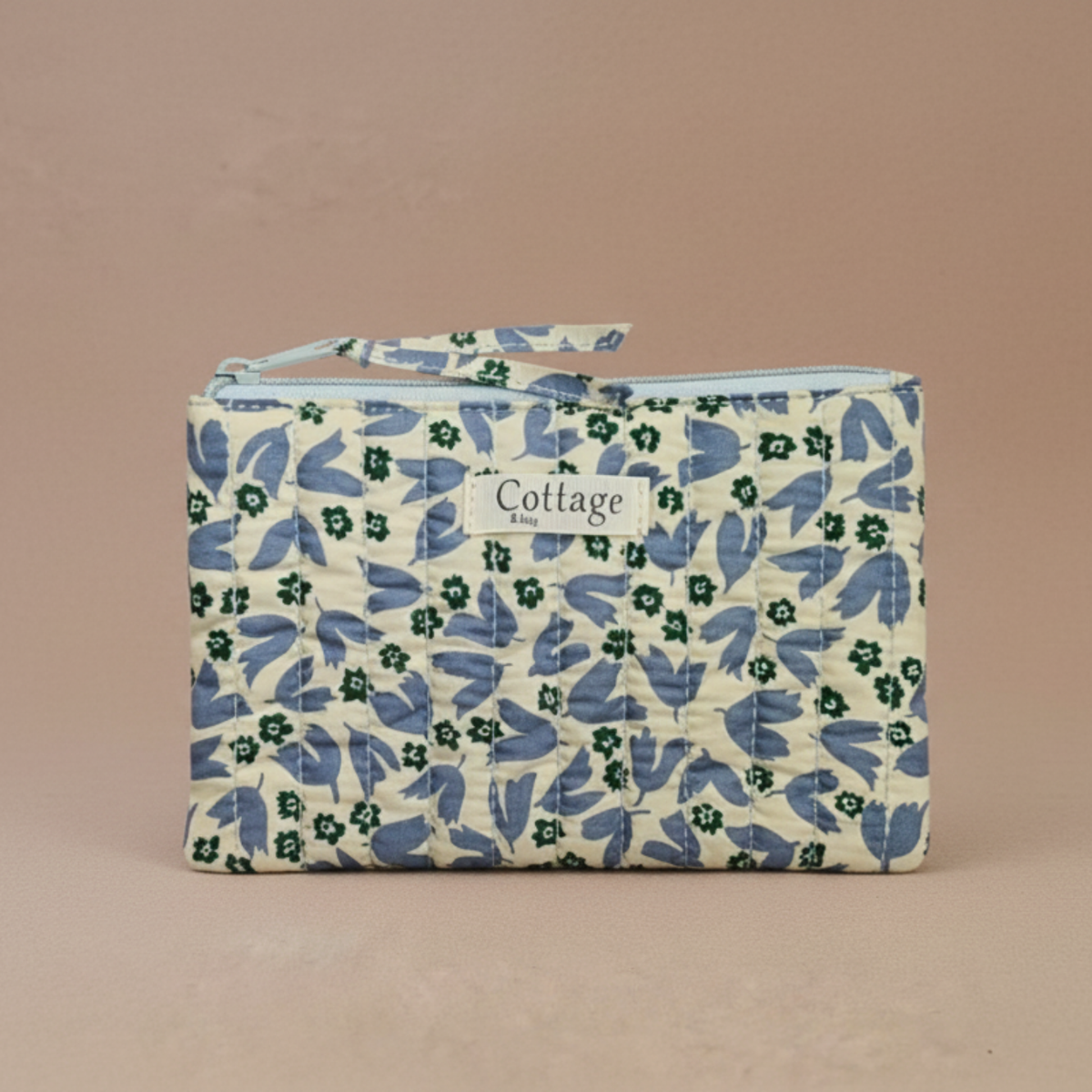 Pochette plate  100 % coton  : Vv moutarde