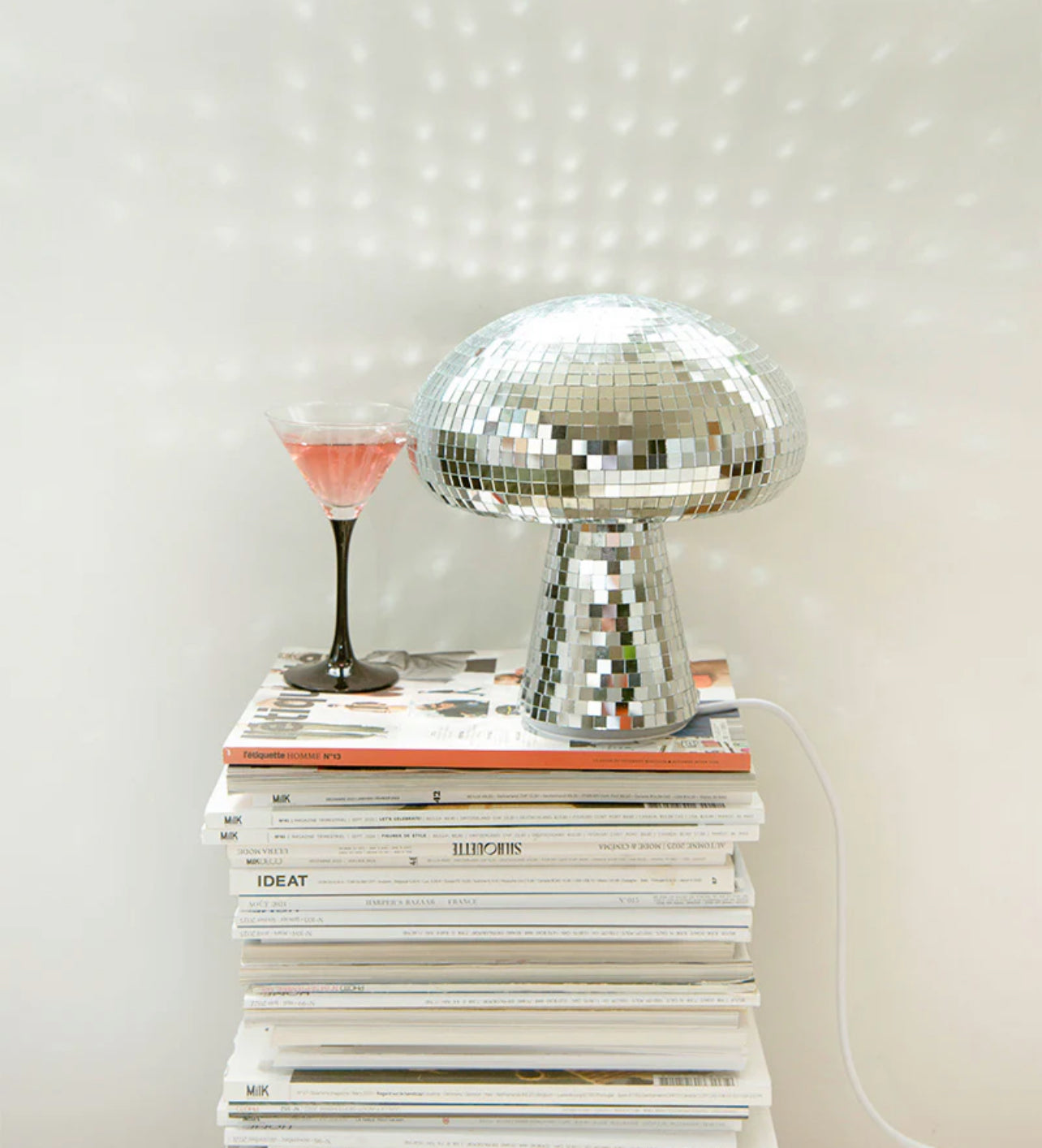 Lampe disco champignon