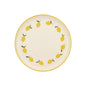 Assiette à dessert 20cm en grès CITRON