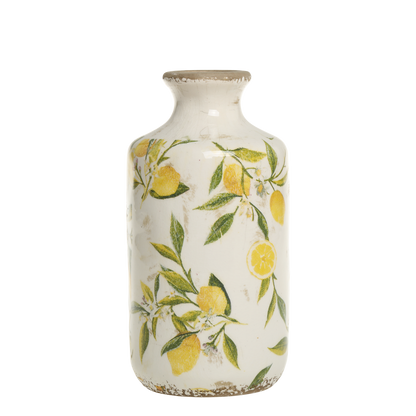 Vase avec motif citron