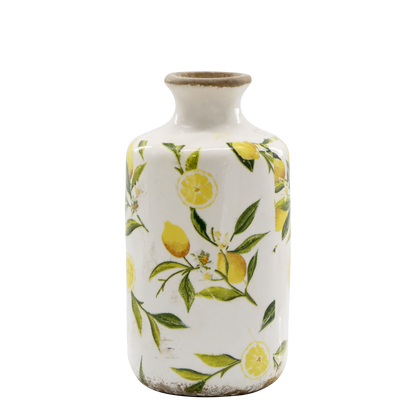 Vase avec motif citron