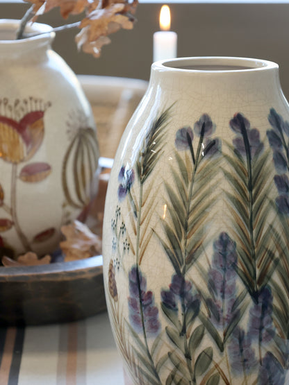 Vase avec motif florale