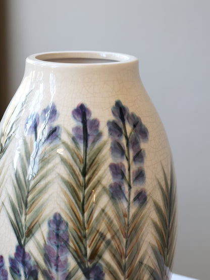 Vase avec motif florale