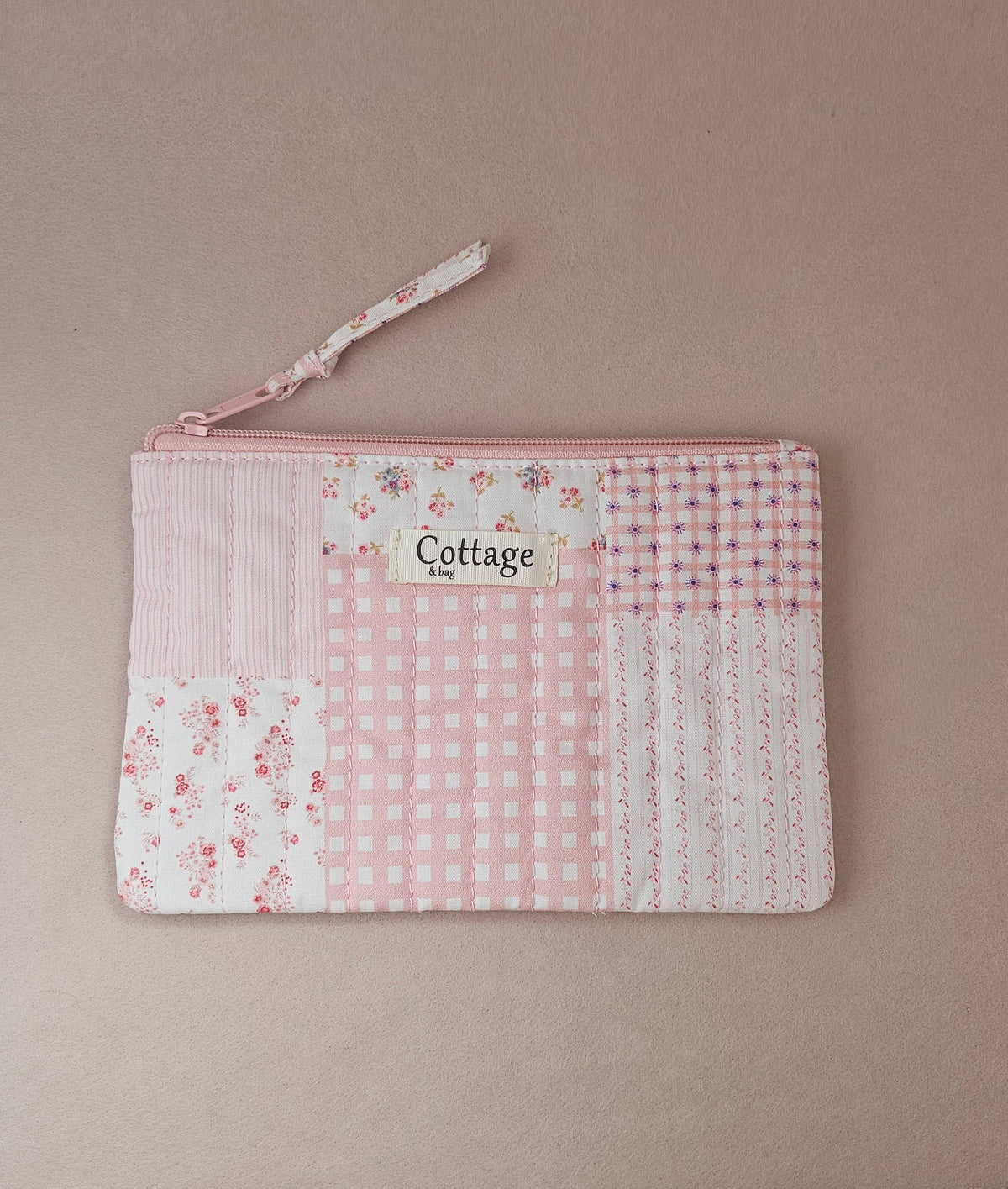Pochette plate  100 % coton  : Vv moutarde