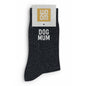 Chaussettes à Paillettes à Message "Dog Mum" - Noir