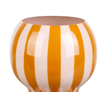 VASE ARTY FUN ROSE+ORANGE D13.5XH21CM