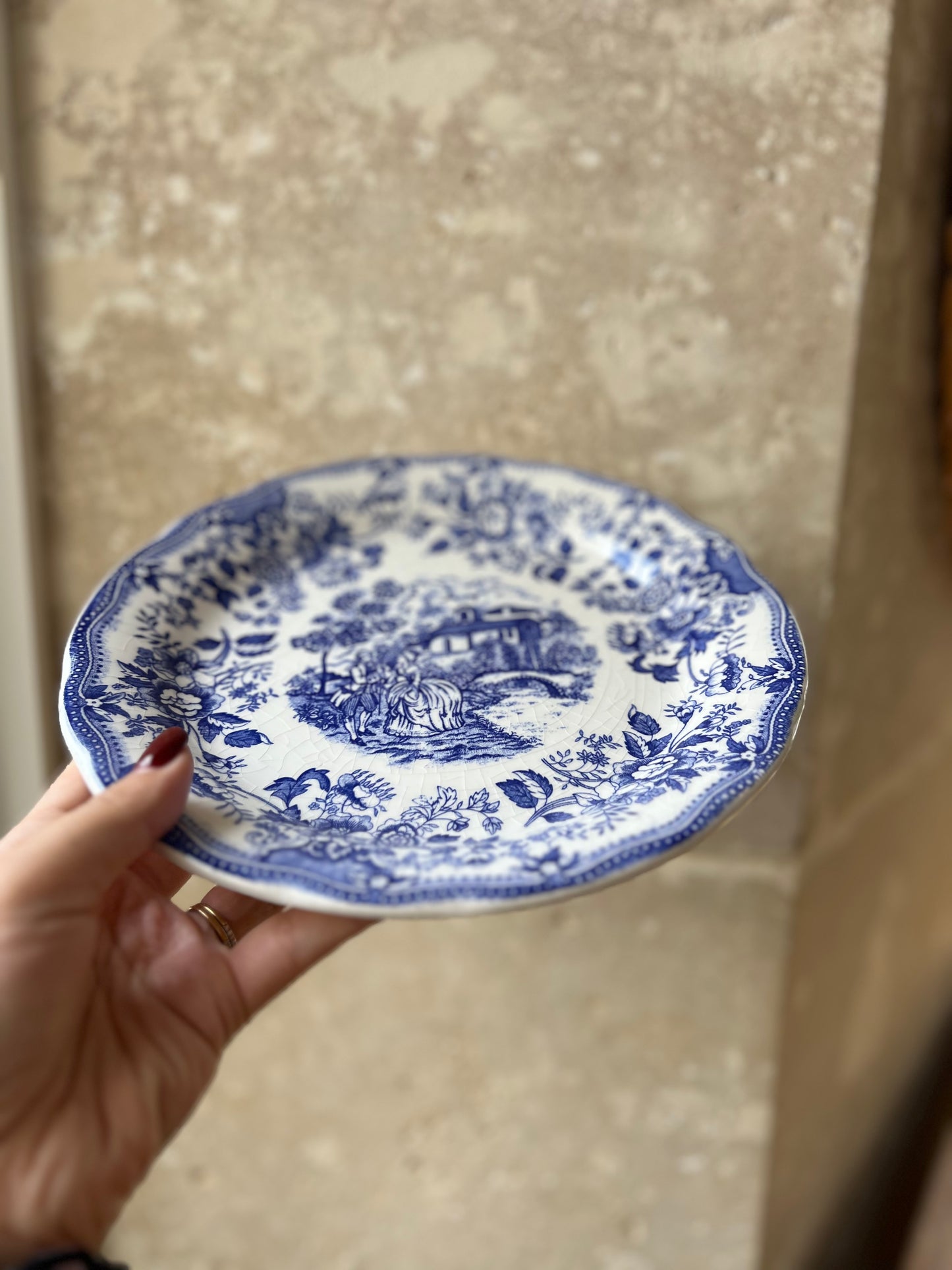 Assiettes semie creuses vintage italiennes