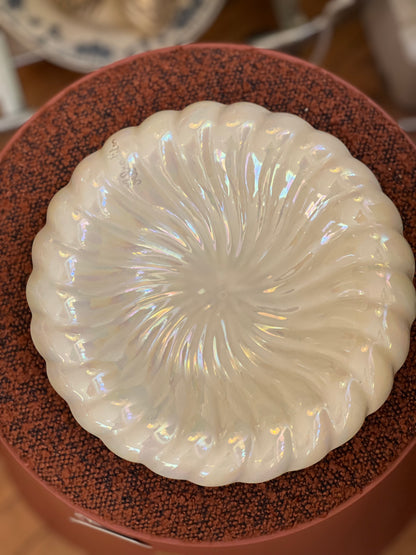 Plat fleur céramique vintage
