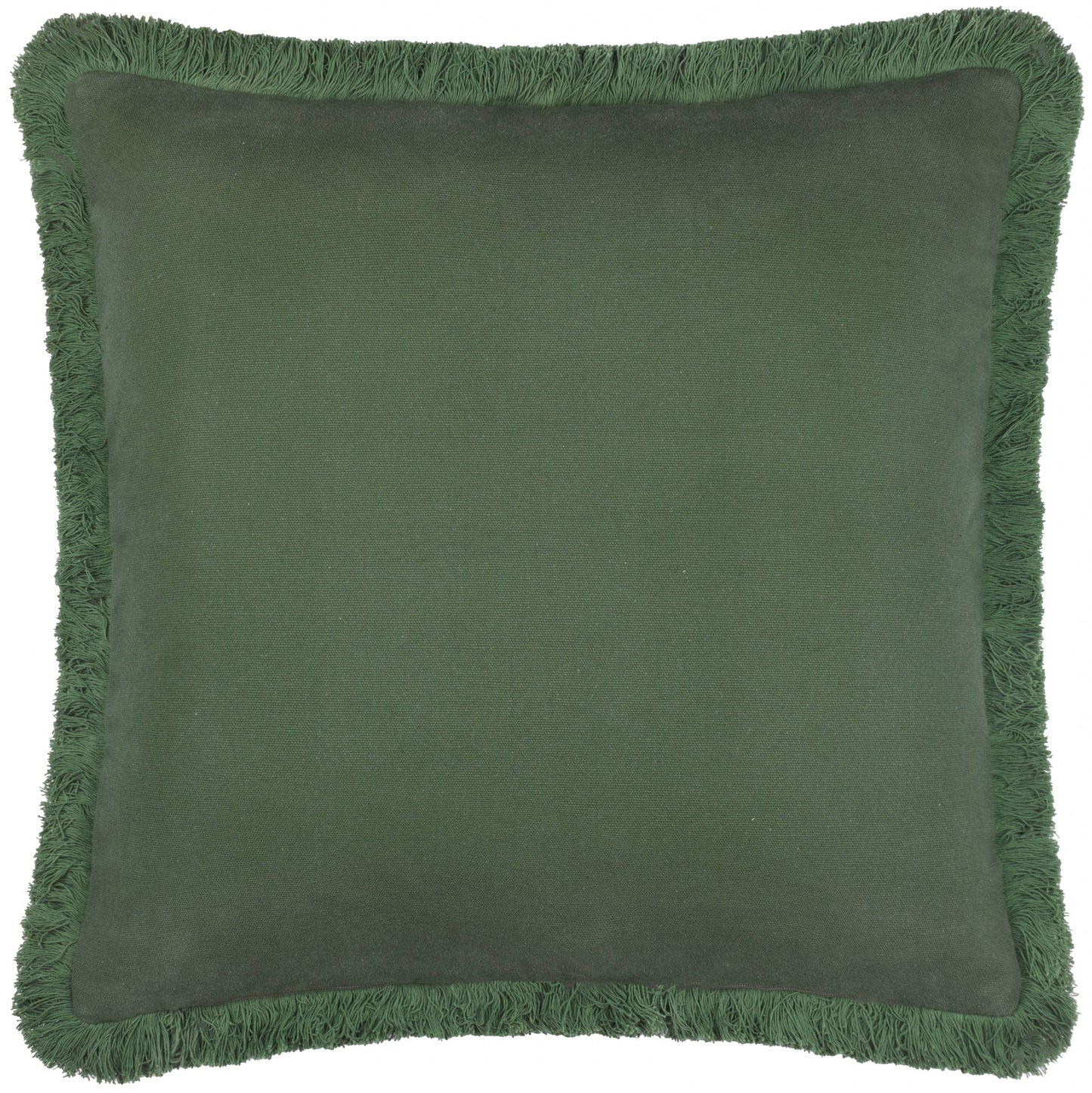 Coussin Jacquard Hedera Vert: Vert / Garni en polyester / 45 x 45 cm