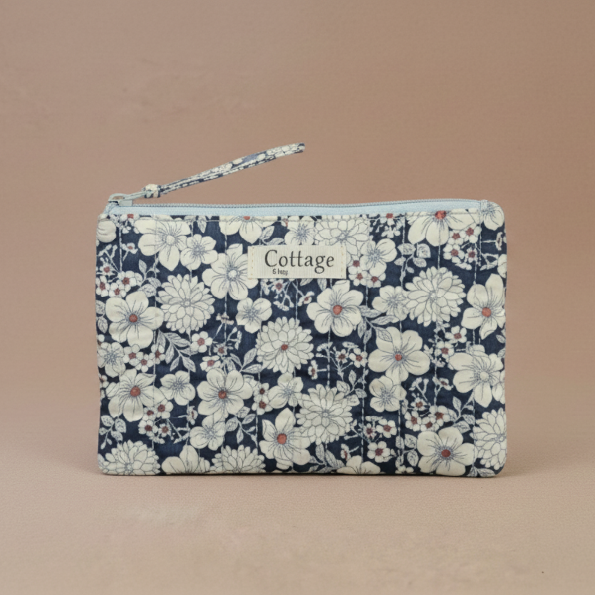 Pochette plate  100 % coton  : Vv moutarde