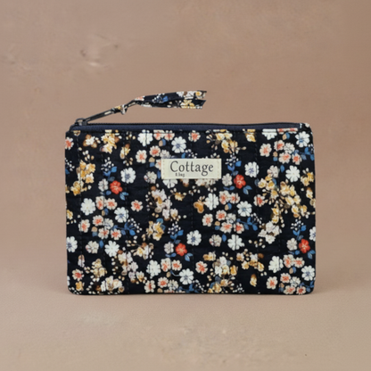 Pochette plate  100 % coton  : Vv orange