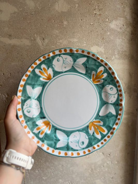 Assiettes italiennes peintes main