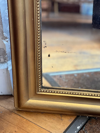 Miroir Louis Philippe perlé - 77xH109cm
