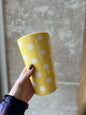 Vase à pois vintage