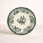 Assiette à dessert 20,5cm en porcelaine verte FAUSTINE
