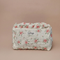 Trousse maquillage froufrou 100 % coton  : Espace rose