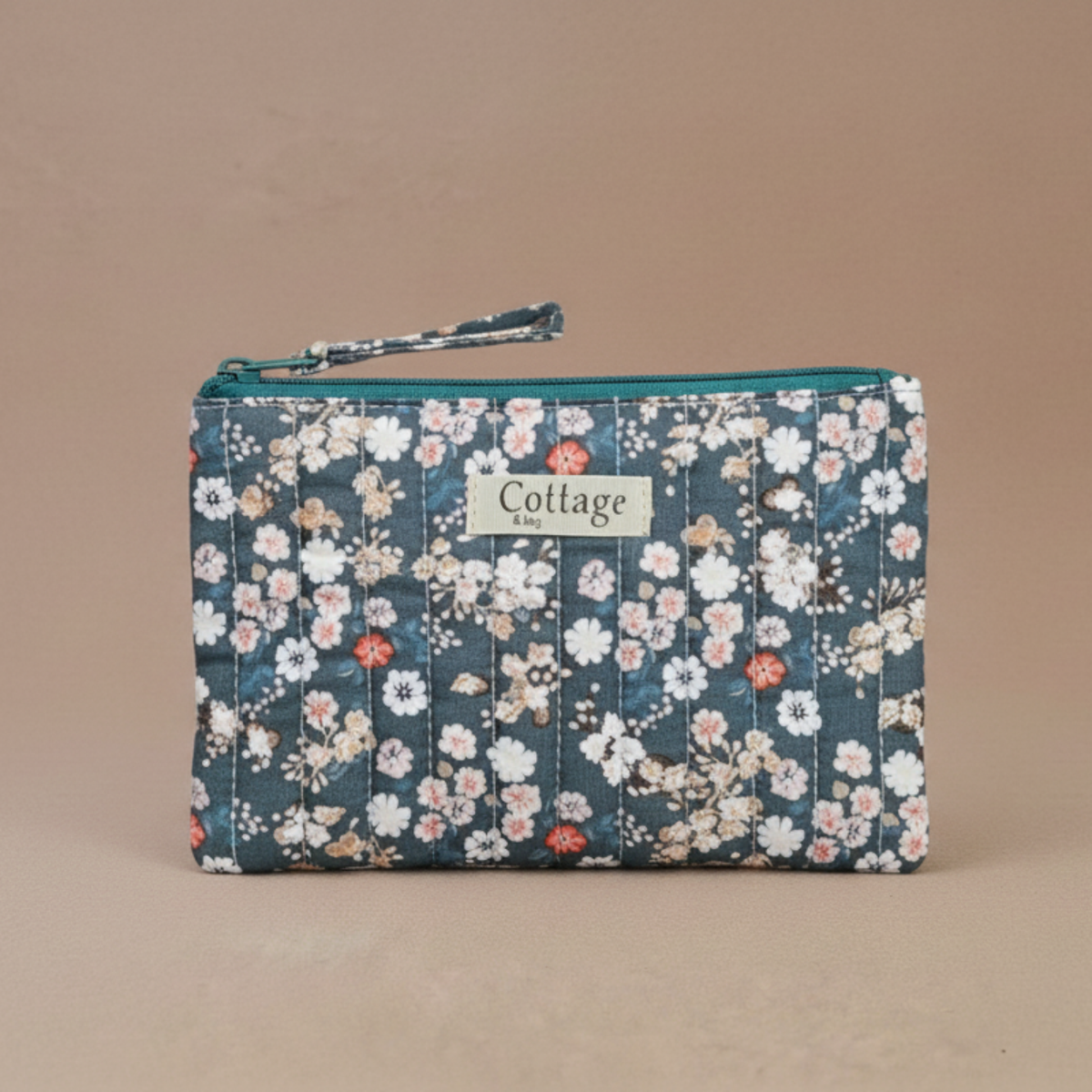 Pochette plate  100 % coton  : Vv orange
