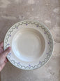 Assiettes vintage creuses Terre de Fer Violetta