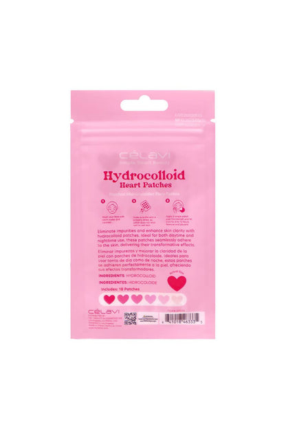 Patchs hydrocolloïdes anti‑acné en forme de cœur