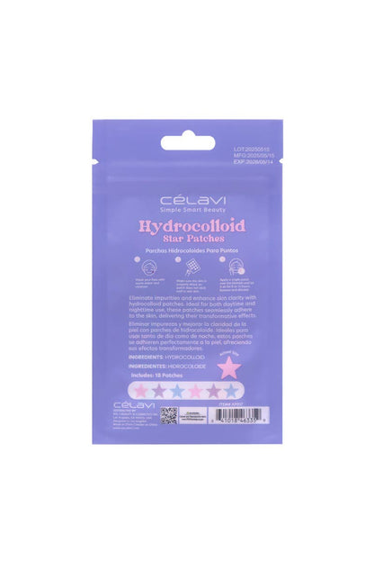 Celavi AP017 Patchs hydrocolloïdes anti-acné en forme d'étoiles