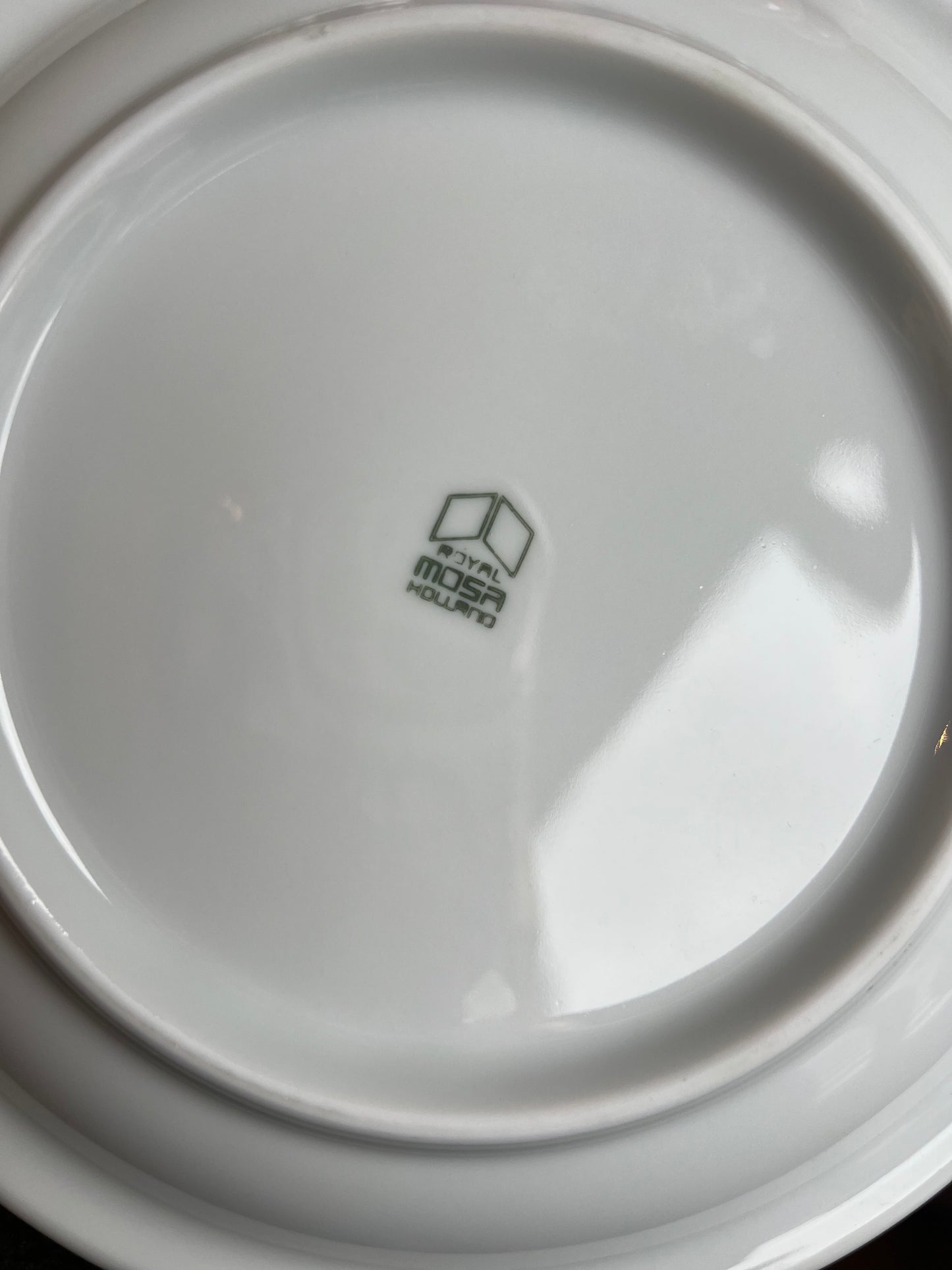 Assiettes florales vintage desserts