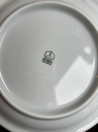 Assiettes florales vintage desserts