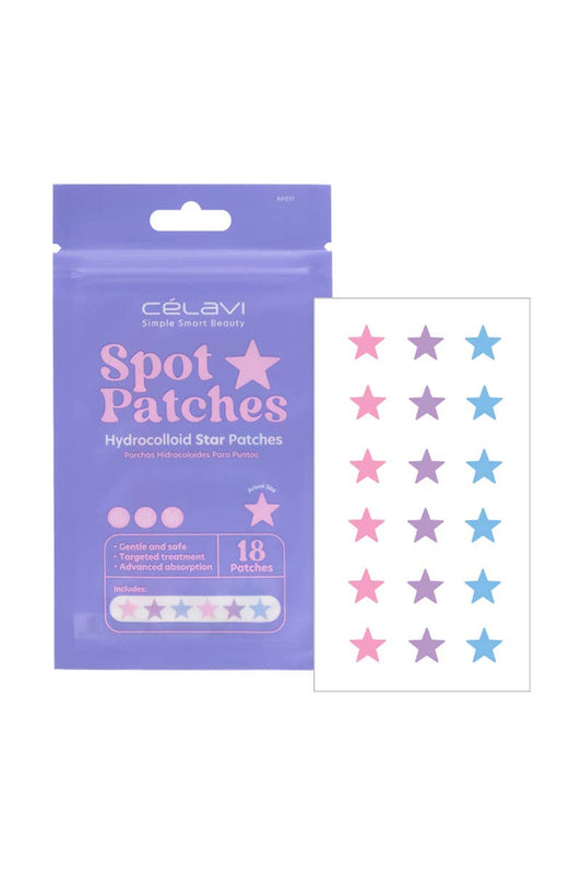 Celavi AP017 Patchs hydrocolloïdes anti-acné en forme d'étoiles