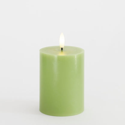 Bougie Led à piles - Sille - Vert