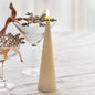 Bougie Conique Led à piles - Sille - Ivoire H17